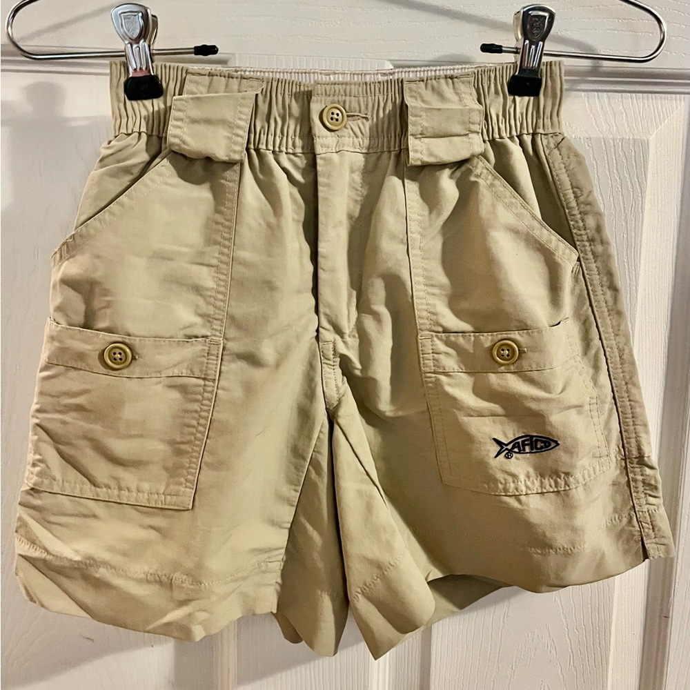 AFTCO Kids Beige Cargo Skort